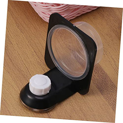 BESPORTBLE 10pcs Tortoise Habitat Accessories Reptile Bowl Solid Material Food Water Bowl for Tortoise Lizard Easy to Clean Suction Cup Style