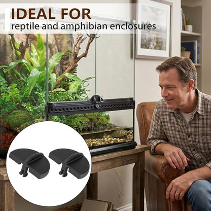 Enclosures Lid Clip Compatible with Exo Terra, Suitable for Terrariums and Animal Cages, Easy-Lock Frame 6Pcs