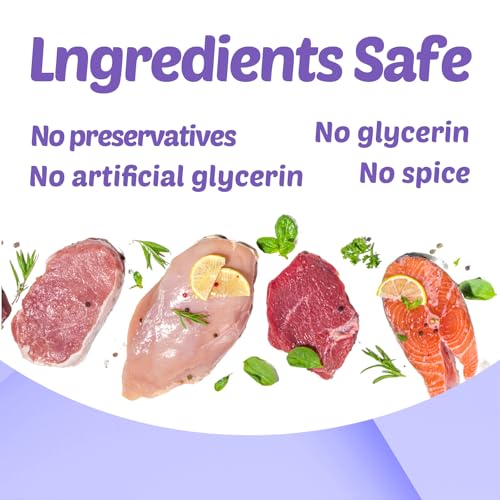 Freeze-Dried Turtle Food – 4 in 1 Chicken, Duck, Salmon, Beef – Treats for Aquatic, Box & Baby Species, Cats & Dogs – Real Human-Grade Meat