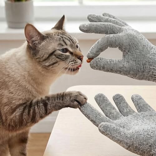 Bite Proof Gloves, 18inch Long Bird Handling Gloves Cut & Bite & Scratch Protection Multi-use for Pet Grooming, Gardening, Training ;1