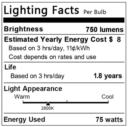 UVB UVA Reptile Light Bulb 75W Bulb for Reptiles and Amphibians Use for Turtle, Bearded Dragon, Lizard Cages Heat Lamp Replacement Bulb, 4 Packs