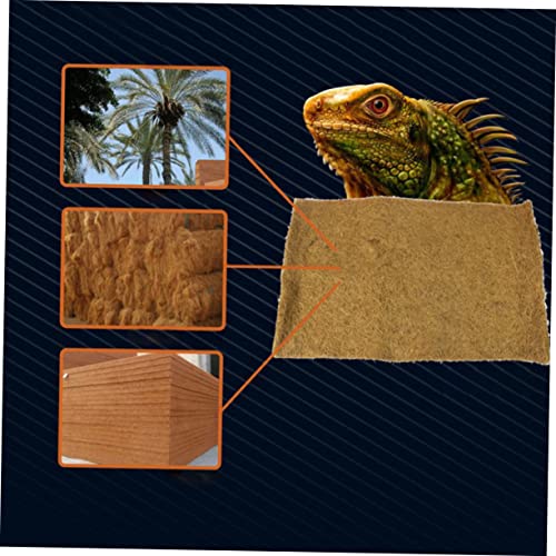 Mipcase Breathable Reptile of Natural Coconut Fiber Pet Pads Animal Bedding Reptile Products - size: Size 1