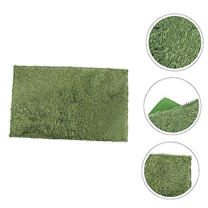 Reptile Moss Carpet for Amphibians and Tortoises Moisture Retaining Artificial Lawn Mat for Crawl Pets for Terrarium Decoration and Habitat Simulation