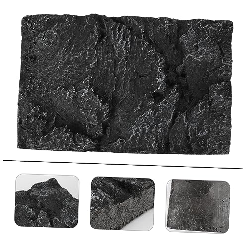 3D Rock Background Panel for Aquarium and Reptile Tanks Waterproof Fish Tank Decoration 45x28cm Realistic Aquarium Background Board