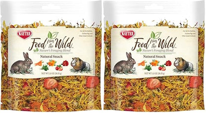 Kaytee Food from The Wild Natural Snack for Pet Rabbits, Guinea Pigs and Other Small Animals, 1 Ounce (Pack of 2) - size: 1 Ounce (Pack of 2)