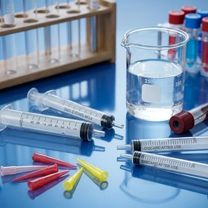 100 Pack 3ml syringe, Bulk 3ml oral syringe, Premium syringe for liquid, for Pet Feeding, Lab Use, Liquid Measuring, Oil & Glue Dispensing, Leak-Proof 3cc Needle-Free Syringe - size: 3ml Syringes-100pcs