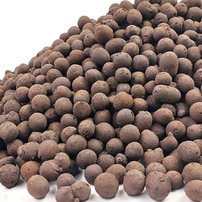 FANTIAN Clay Pebbles for Plants, 2 lbs, 8-12 mm | Leca Clay Balls, Indoor Plants, Orchid Potting Mixes, Hydroponic Growing, Aquatic Plant Soil Drainage - color: Clay Pebbles