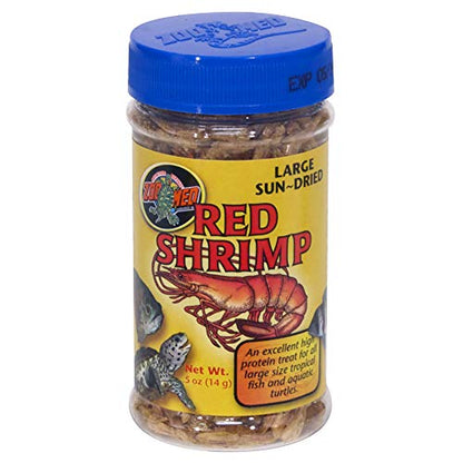 Zoo Med Large Sun-Dried Red Shrimp Aquatic Turtle Food 0.5 oz. - size: 1 Count (Pack of 1)