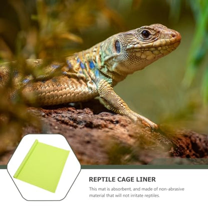 YARNOW Reptile Carpet Bedding Liner Washable Substrate for Reptile Terrariums for Tanks Bearded Dragon and Other Reptiles