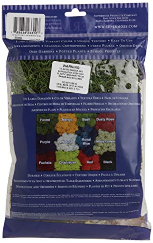SuperMoss (23310) Moss Mix - Best Sellers, 80.75 Cubic Inch Bag (Appx. 2 Ounce) - color: 0, size: 80.75 in3 Bag (Appx. 2oz)