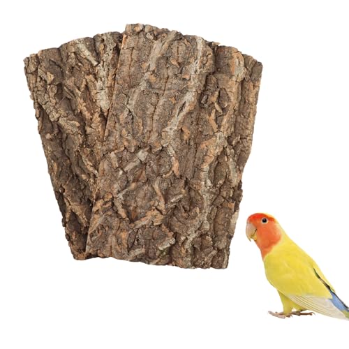 2 Pack 16 x 12 Inch 100% Natural Cork Perch, Bird Cork Seat Boards, Birdcage Bark Decor Accessories for Birds Parakeets Budgie Parrot Cockatiel Hamster Guinea Pig Rat - size: 16×12 Inches