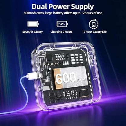 eMylo WiFi Thermometer Hygrometer with Waterproof Probe, Smart Indoor Temperature Humidity Monitor with Brightness Sensor, LED Backlit Screen, APP Control, Buzzer Alarm&App Alert,Compatible with Alexa