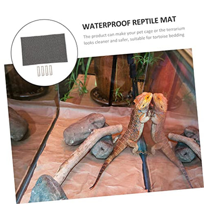 HANABASS Heat Pad Reptile Tank Liner Snake Lizard Carpet Turtle Habitat Accessories Liner