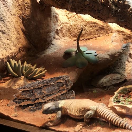 Natural Light Cork Bark 500g Crushed Reptile Climbing Bark for Terrarium Decoration and Hideout Suitable for Bearded Dragons, Snakes, Hermit Crabs, and Turtles