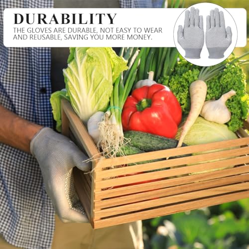Anti-Bite Gloves, Pet Chewing Protective Handling Gloves for Bird & Parrot - color: Gray 2pair