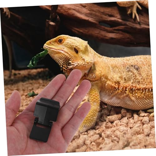 BESPORTBLE 6pcs Tropical Ecosystem Terrarium Lock Clips Abs Material Escape Buckles for Turtle Tank Reptile Aquarium Lid Locks