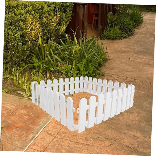 LIOOBO 4Pcs Plastic Pet Fences Safe Outdoor Enclosure for Tortoise Breeding Easy to Install Versatile Design for and Rest Convenient for Transportation