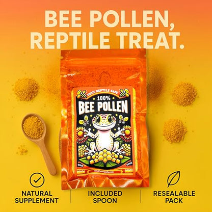CTWPets 100% Bee Pollen Powder - Food for Reptiles