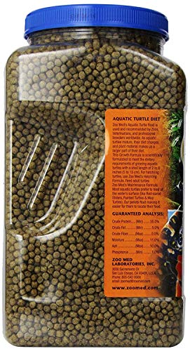 Zoo Med Aquatic Turtle Food Growth Formula, 54 oz. - size: 1 Count (Pack of 1)