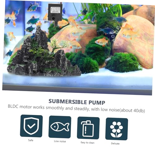 ORFOFE 3pcs Mini Submersible Water Pump Efficient for Aquariums Hydroponics and Pet Fountains h Quiet Compact Design