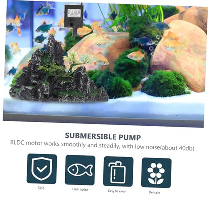 ORFOFE 3pcs Mini Submersible Water Pump Efficient for Aquariums Hydroponics and Pet Fountains h Quiet Compact Design