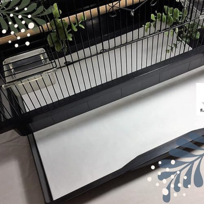Birdcage Liners - Poly Coated, Large Cages Custom Orders - Pre Cut Sheets