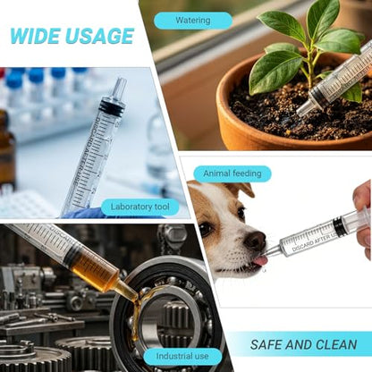100 Pack 3ml syringe, Bulk 3ml oral syringe, Premium syringe for liquid, for Pet Feeding, Lab Use, Liquid Measuring, Oil & Glue Dispensing, Leak-Proof 3cc Needle-Free Syringe - size: 3ml Syringes-100pcs