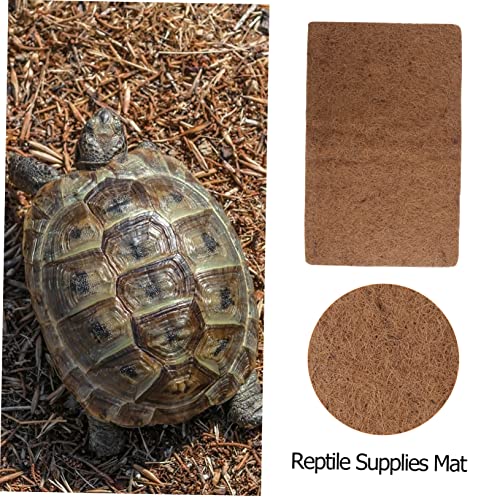 YARNOW 3pcs Reptile Supplies Mat Breathable Bedding Liner Cypress Mulch Reptile Bed Mat for Lizard Tank Accessories