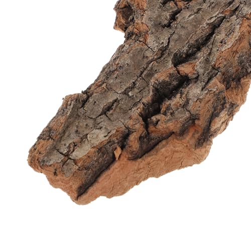 Natural Light Cork Bark 500g Crushed Reptile Climbing Bark for Terrarium Decoration and Hideout Suitable for Bearded Dragons, Snakes, Hermit Crabs, and Turtles