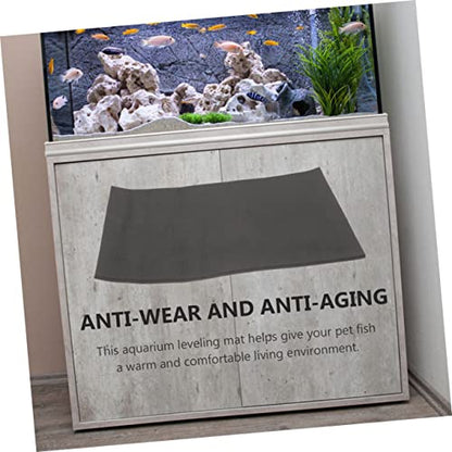 Aquarium Bottom Mat Kit Terrarium Cages Tank Pad Turtle Tank Fish Tanks Gecko Snake Crested Betta Fish Tank Pond Pump Reptile Substrate Fish Tank Gravel Enclosure Black Cotton - size: 60.00X40.00X0.60CM