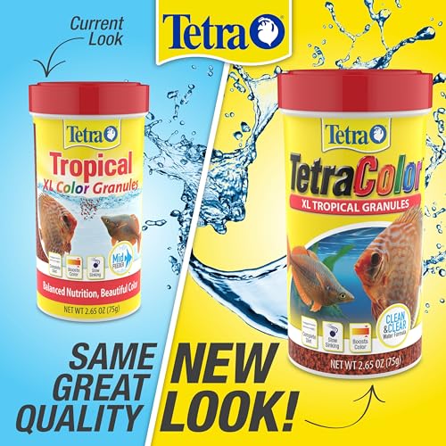 Tetra Tropical Granules, 10.58 Oz, Pack of 3 | Natural Color Enhancer - size: 10.58 Ounce (Pack of 3)