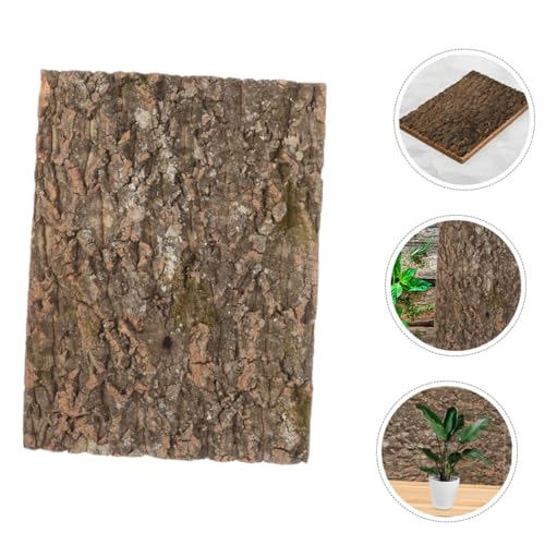 balacoo Cork Bark Terrarium Background Natural Climbing Mat for Reptile Tanks Aquariums Decor for Turtles Snakes and Lizards Safe Reusable Design
