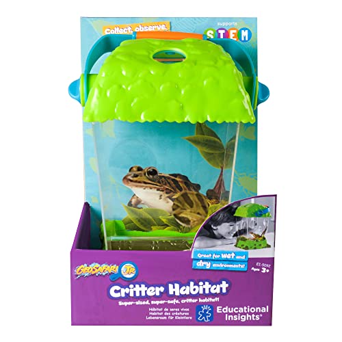 Educational Insights GeoSafari Critter Habitat, Outdoor Play for Preschoolers, Made for Wet/Dry Habitats, Ages 3+