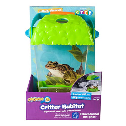 Educational Insights GeoSafari Critter Habitat, Outdoor Play for Preschoolers, Made for Wet/Dry Habitats, Ages 3+