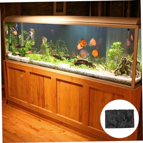 3D Rock Background Panel for Aquarium and Reptile Tanks Waterproof Fish Tank Decoration 45x28cm Realistic Aquarium Background Board
