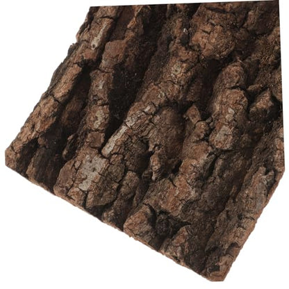 Luxshiny Natural Cork Bark Background Reptile Tank Backdrop Wall Decor for Chameleon Gecko Bearded Dragon Turtle Snake Terrarium Climbing Habitat