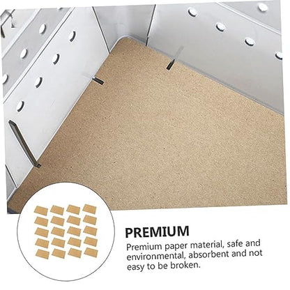 BESPORTBLE Reptile Breeding Box Cushion Paper Kraft Paper Mat for Reptiles Box Liner Moisture Absorbing and Durable Breeding Supplies