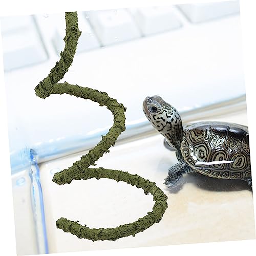 Kisangel Climbing Vine Toy Flexible Reptile Vine for Terrarium Decor Small Reptile Climbing Accessory for Crab Tanks