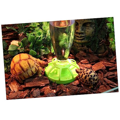 VANZACK Reptile Food Tray Pet Water Feeding Bowl Abs Plastic Spill Large Easy to Clean for Cats Dogs