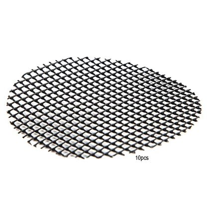 10PCS 10cm Plastic Pot Hole Mesh Mats for Gardening Flower Pot Drainage Screen Plant Potting Substrate Barrier Terrarium Supplies Root Protection (Diameter 8 cm) - size: Diameter 8 cm