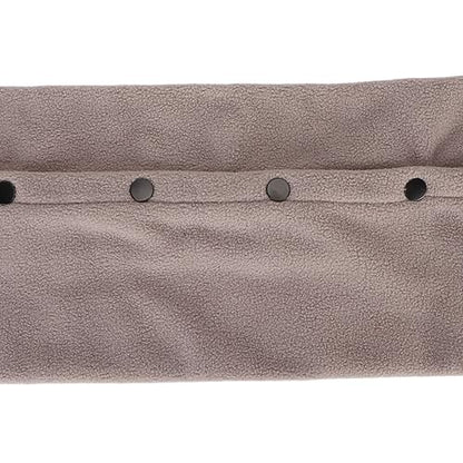 Bearded Dragon Sling Carrier, Soft Warm Reptile Sling Hands Free Lizards Carrier Pouch with Adjustable Strap for Lizard Leopard Gecko Hamster Small Animals(Grey)