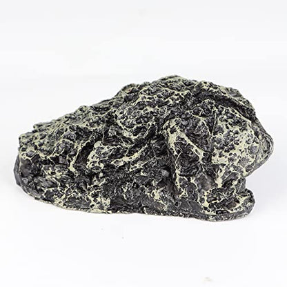 Reptile Hide and Cave - Resin Amphibian Hideouts Cave Size 1.57"x0.98", Habitat for Mini Amphibian Turtles Bearded Dragon Lizards Snakes Crab Gecko Leopard Fish
