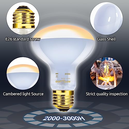 REPTIZOO Reptile Heat Lamp Combo Pack with Dual Reptile Light Fixture & 100W Intense Basking Spot Light 26W Energy Saving UVA UVB Bulb Spiral Compact Bulb 10.0