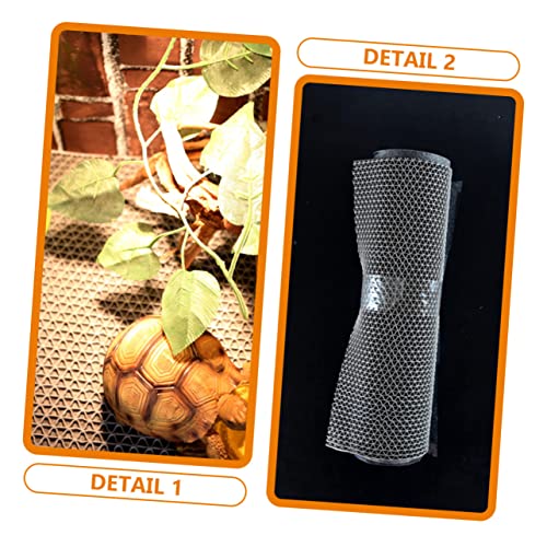 1set Reptile Terrarium Liner Mat Breathable Washable Reptile Cage Carpet for Snakes Turtles and Lizards for - color: Light Grey