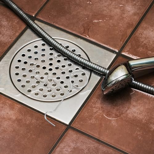 LABRIMP 25pcs Floor Drain Handle Hook Drainage Sink Water Floor Grate Remove Tool Removal Hook Grate Removal Tool Stainless Steel