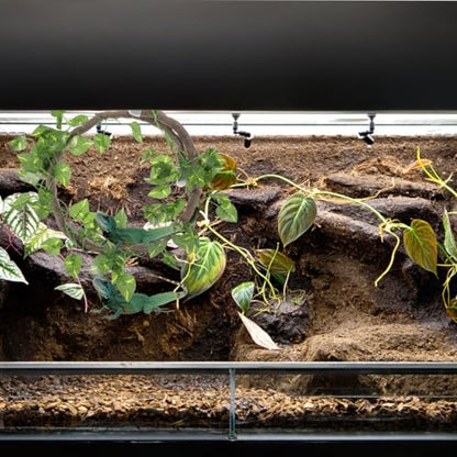 BESPORTBLE 1set Simulation Rattan Jungle Vines for Reptile Tank Decoration Bendable Climbing Branches for Geckos Chameleons and Iguanas Pu Material Natural Appearance