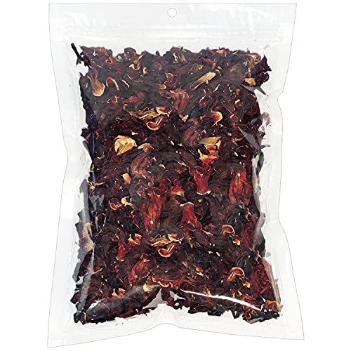 Hibiscus Flower Treat (8oz)- Healthy Natural Dried Flower Herbivore Treat - Chinchillas, Guinea Pigs, Rabbits, Prairie Dogs, Degus, Hamsters, Rats, Squirrels, Sugar Gliders & Other Small Pets - size: 8 Ounce (Pack of 1)