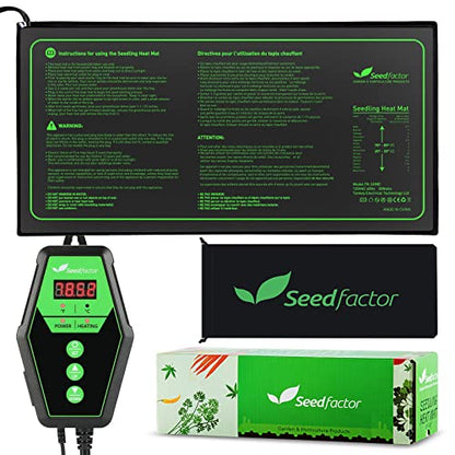 10" x 20" MET Certified Seedling Heat Mat and Digital Thermostat Combo Set - size: 1 Pack-10" X 20"