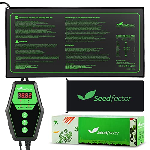 10" x 20" MET Certified Seedling Heat Mat and Digital Thermostat Combo Set - size: 1 Pack-10" X 20"