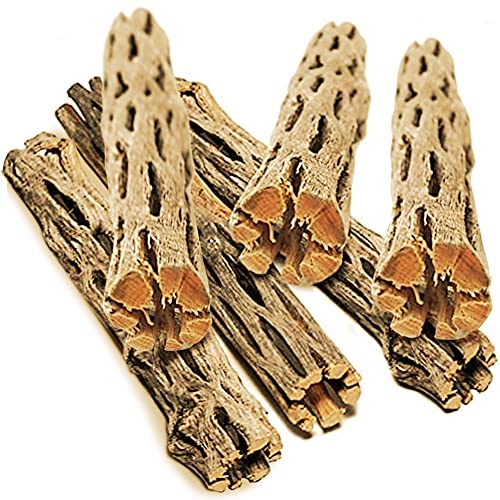 SunGrow Hermit Crab Woods, Climbing Logs, Chews, Keep Hermies Busy and Active, Long Dried Aquarium Décor Adds Raw Beauty